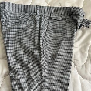 Topman Blue/Green Plaid Trousers